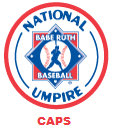 Babe Ruth Baseball Umpire Caps